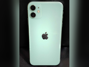 Mobile Phones Apple  - iPhone 11  - Green  - 128 GB  - Under Warranty