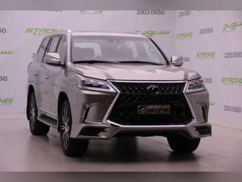 لكزس  ال اكس  570 اس  2018  اوتوماتيك  126,000 كم  8 سلندر  دفع رباعي  اس يو في  رمادي