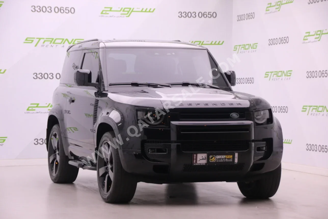 Land Rover  Defender  90 HSE  2023  Automatic  72,000 Km  6 Cylinder  Four Wheel Drive (4WD)  SUV  Black  With Warranty