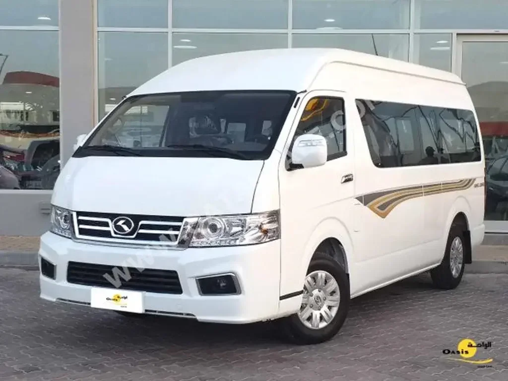 King Long  Mini Bus  2025  Manual  0 Km  4 Cylinder  Rear Wheel Drive (RWD)  Van / Bus  White  With Warranty