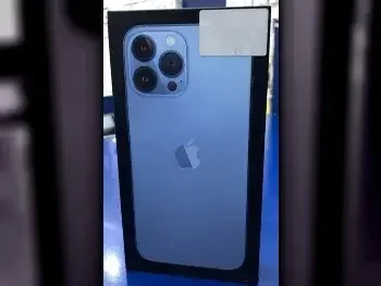 ابل  - ايفون 13  - برو ماكس  - أزرق  - 256 جيجابايت  - تحت الضمان