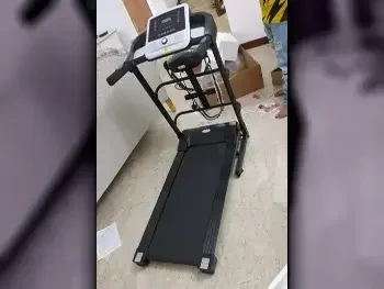 Gym Equipment Machines - Treadmill  - Black  120 Kg  With Installation  With Delivery