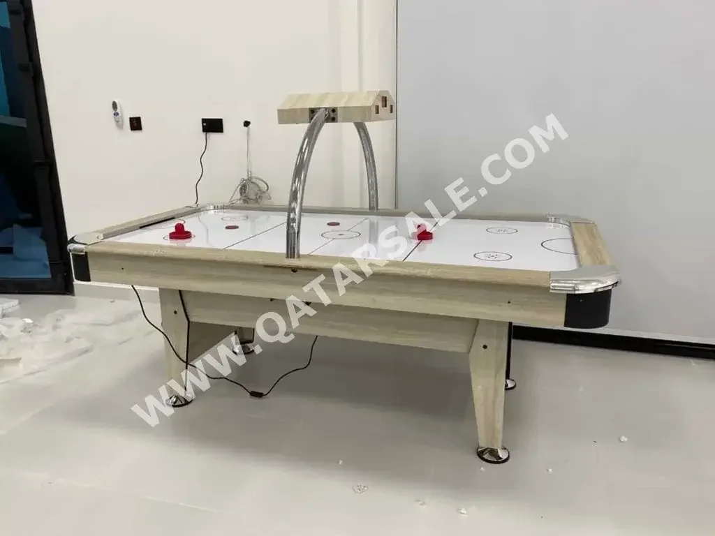 White and Gray  Hockey Table