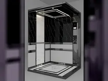 مصاعد 6  متعدد الألوان  2  داخلي  كابينة فاخرة بتصميم محفور من الفولاذ المقاوم للصدأ  630 كيلوغرام  2022  مع مرآة  ضمان /  مصعد ام ار ال  160 متر مربع