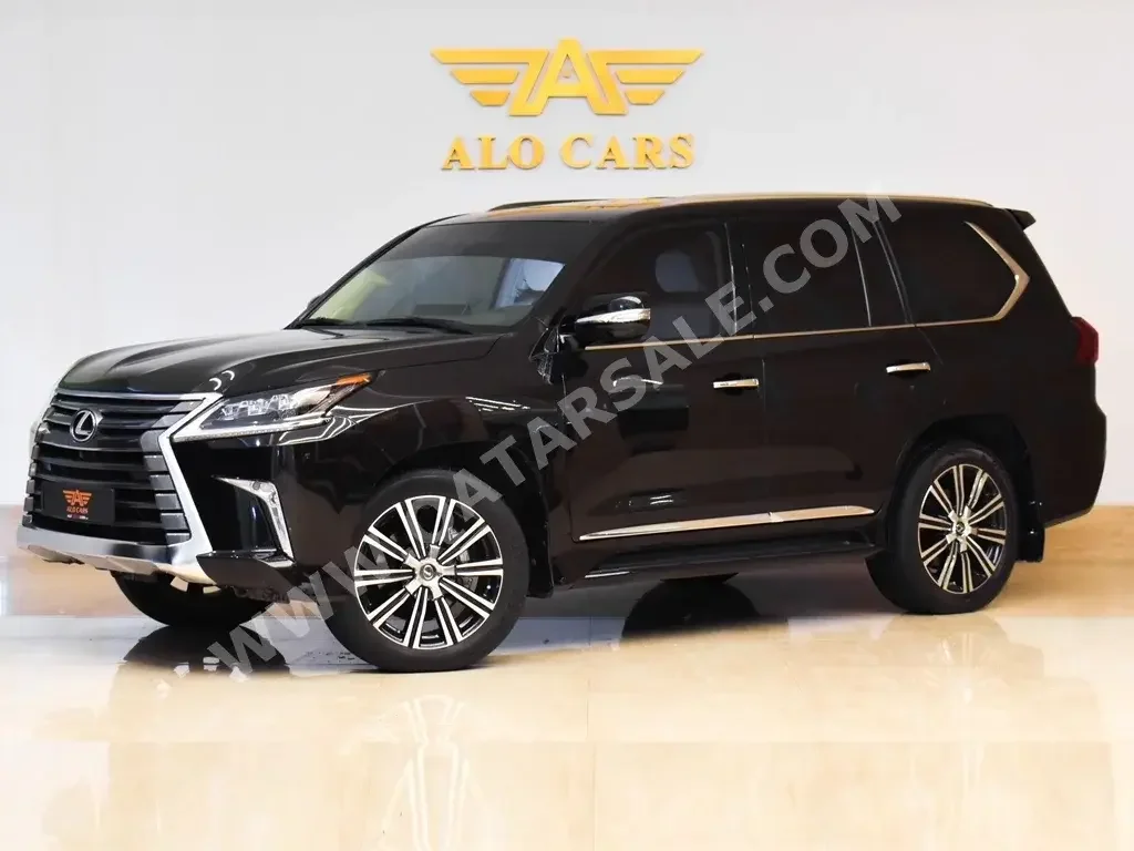 Lexus  LX  570 Platinum  2021  Automatic  18,400 Km  8 Cylinder  Four Wheel Drive (4WD)  SUV  Black  With Warranty