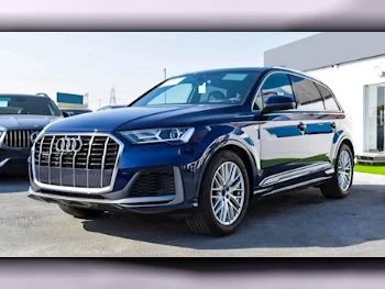 Audi  Q7  6 Cylinder  SUV 4x4  Blue  2023