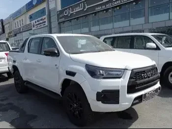 تويوتا  هاي لوكس  جي ار سبورت  2023  اوتوماتيك  0 كم  6 سلندر  دفع رباعي  بيكب  أبيض  تحت الضمان