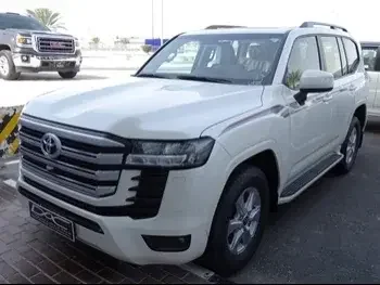 تويوتا  لاند كروزر  جي اكس ار  2023  اوتوماتيك  0 كم  6 سلندر  دفع رباعي  اس يو في  أبيض  تحت الضمان