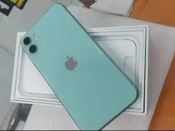 ابل  - ايفون 11  - أخضر  - 128 جيجابايت  - تحت الضمان