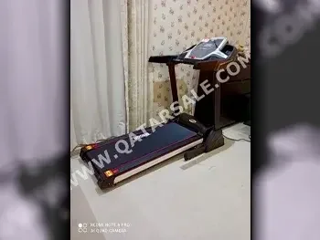 Gym Equipment Machines - Treadmill  - Black  - Teloon  2022  1560 CM  760 CM  110 Kg  Warranty  With Cushions  With Installation  With Delivery