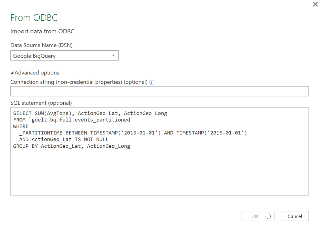 odbc excel autotranslate