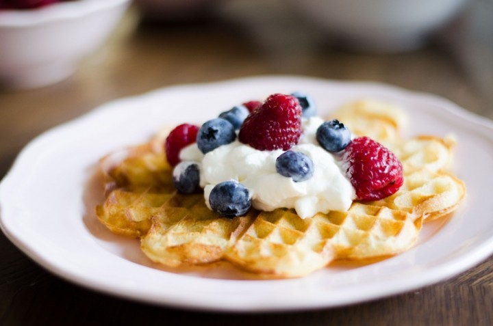 Brunch hos Linda och Anders och våfflor hemma