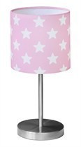 Kids Concept, Star, Bordslampa, Rosa/vit/silver