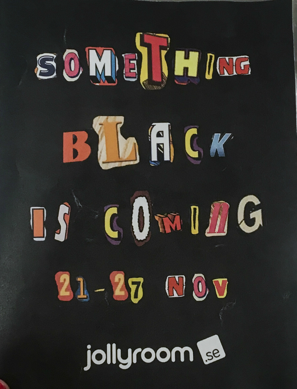 something black