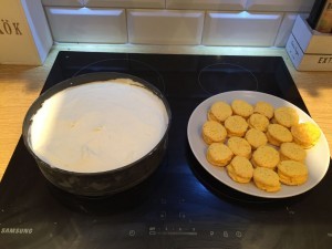 Cheescake & macarons