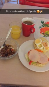 Frukost på öppna fsk 