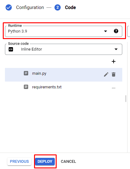 create gcp cloud functions