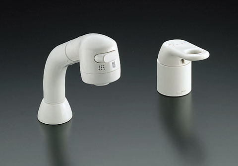 ホース収納式シングルレバー洗髪シャワー混合水栓SF-43S(500)/N88（水栓金具） |展開図あり|LIXIL部品ナビ