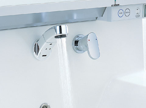 ホース収納式シングルレバー洗髪シャワー混合水栓SF-69S-SW（水栓金具） |LIXIL部品ナビ