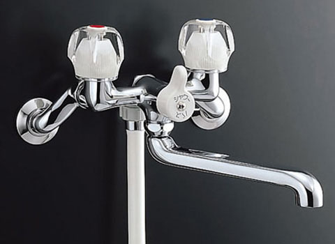 2ハンドルシャワーバス水栓BF-652-G（水栓金具） |展開図あり|LIXIL