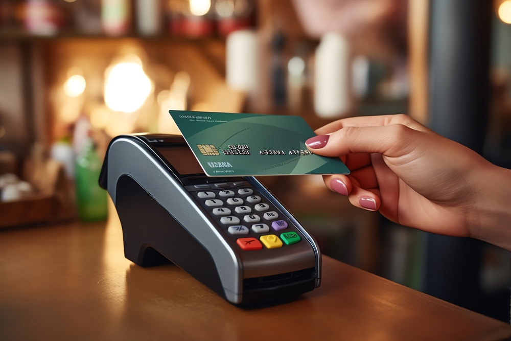 Transaksi pembelian juga bisa dilakukan menggunakan kartu debit, kartu kredit, e-money, hingga memanfaatkan pihak ketiga seperti e-commerce.