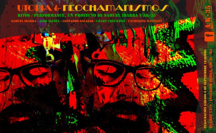 Portada exposición Utopías y Neochamanismos de [object Object]