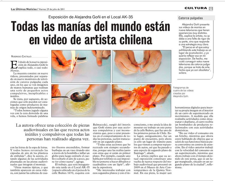 Imagen 1 de la galería de Manías