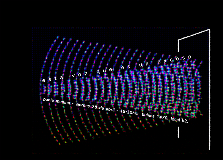 Portada exposición Esta voz que es un exceso de [object Object]