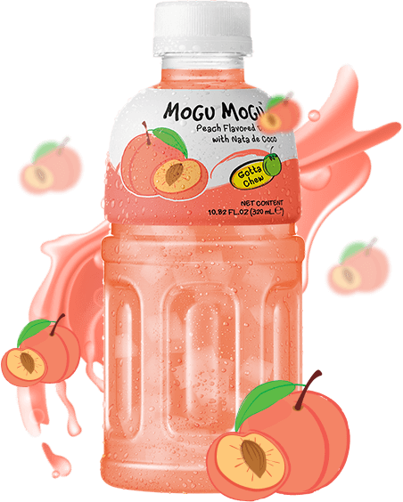 Mogu Mogu - Lychee Juice with Nata De Coco - BIG - 1000 ML