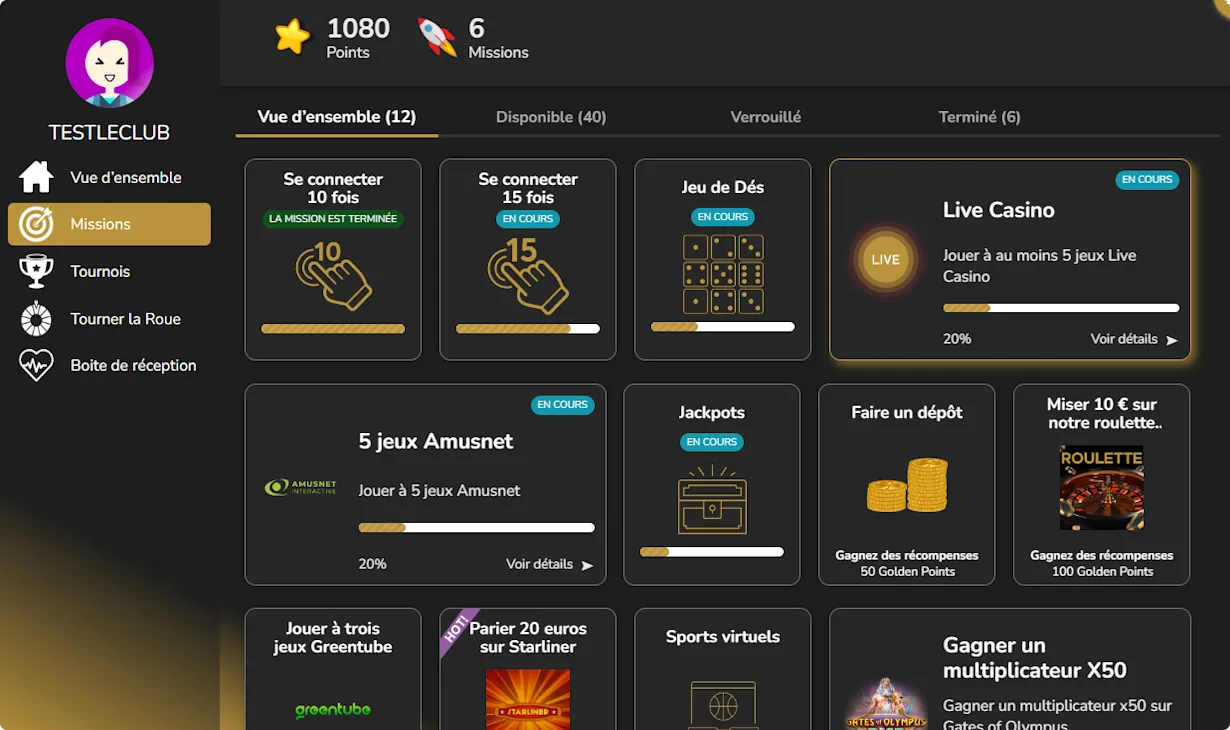 Le Club - Golden Palace Casino