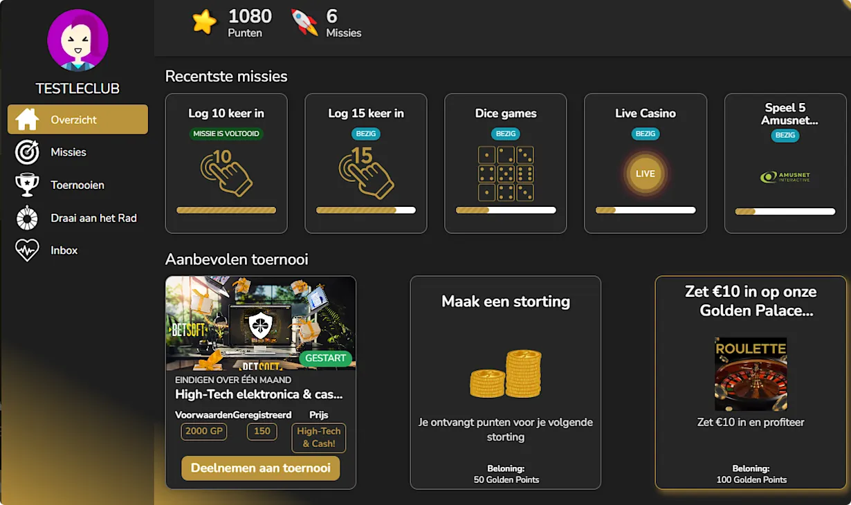 De Club - Golden Palace Casino