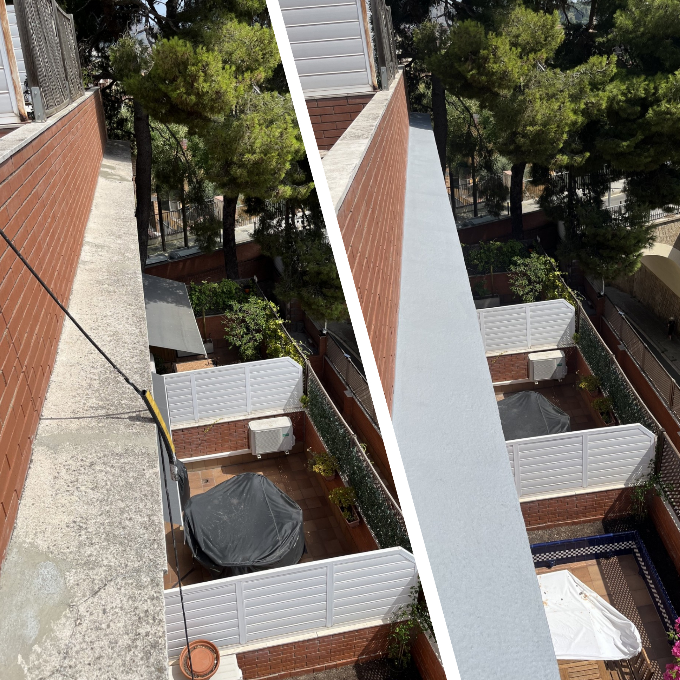 Imagen descriptiva de cornisa impermeabilización Barcelona