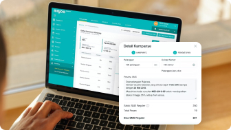 Kampanye digital siap pakai terintegrasi dengan data pelanggan