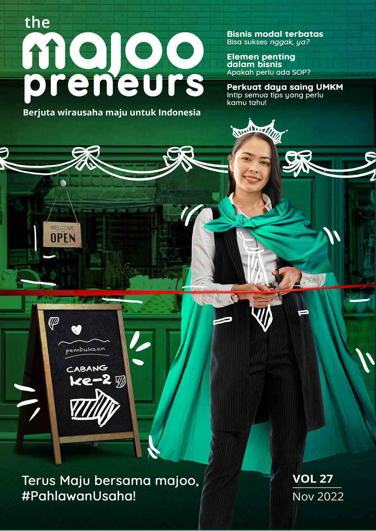 Cover majalah wirausaha Indonesia