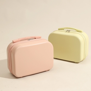 14吋手提箱馬卡龍化妝箱小型旅行箱迷你收納包