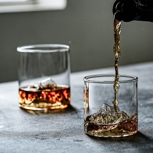 創意日式觀山威士忌酒杯