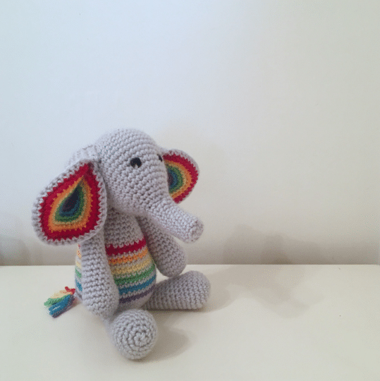 Emma The Rainbow Elephant: Made to Order - main product image