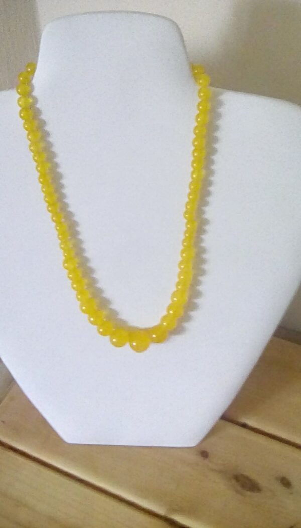 Yellow quartz necklace - product image 2