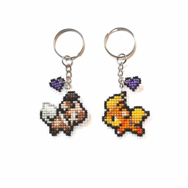 Relationship/ couple/ friends matching keyrings - main product image