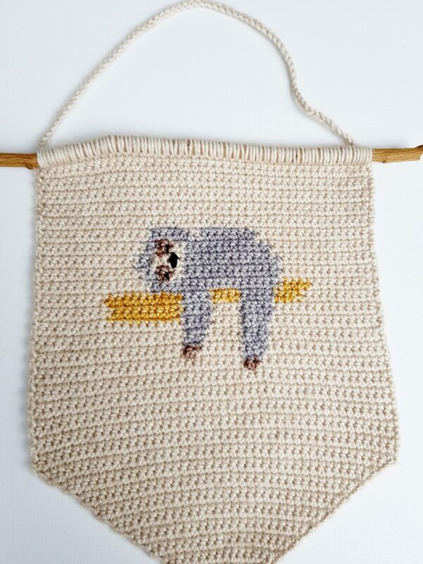 Sleeping Sloth Wallhanging - product image 3