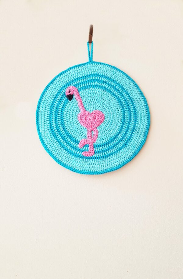 Heart Flamingo Wallhanging - main product image