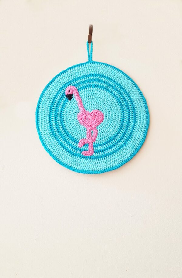 Heart Flamingo Wallhanging - main product image