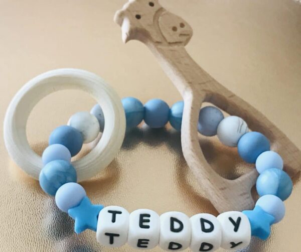 Personalised teething rattle - product image 3