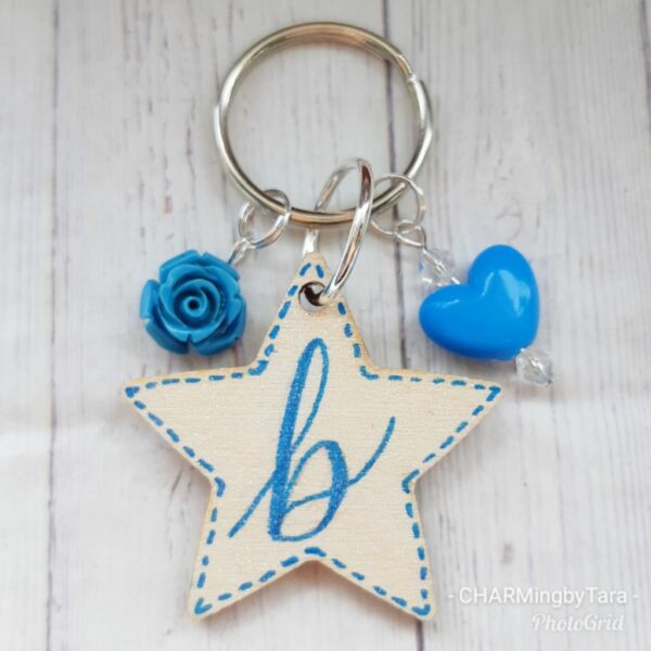 Children’s personalised keyring - main product image