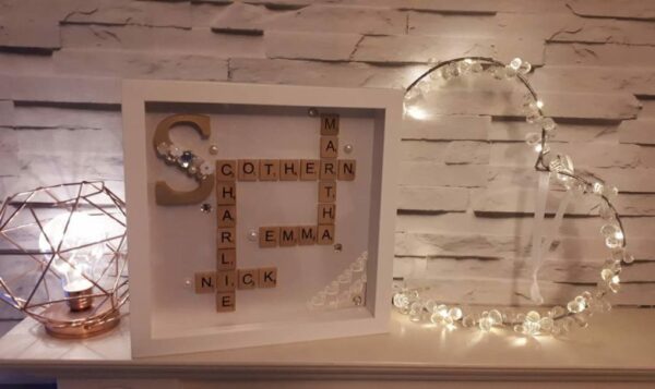 Family scrabble frame - main product image