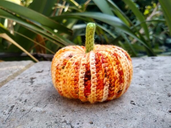 Smaller Crochet Pumpkin Pincushion - main product image