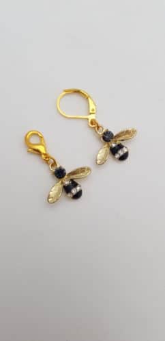 Snag free Gorgeous Bee Stitch Marker - product image 4