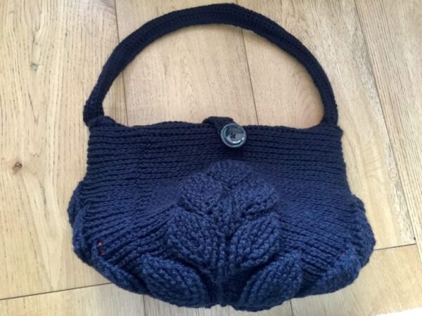 3D Crochet Leaf Handbag - product image 2