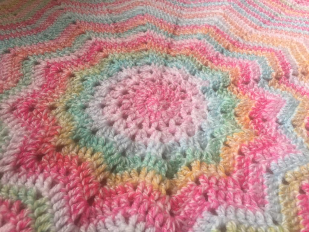 12 Star Rainbow Baby Blanket (Made to Order)
