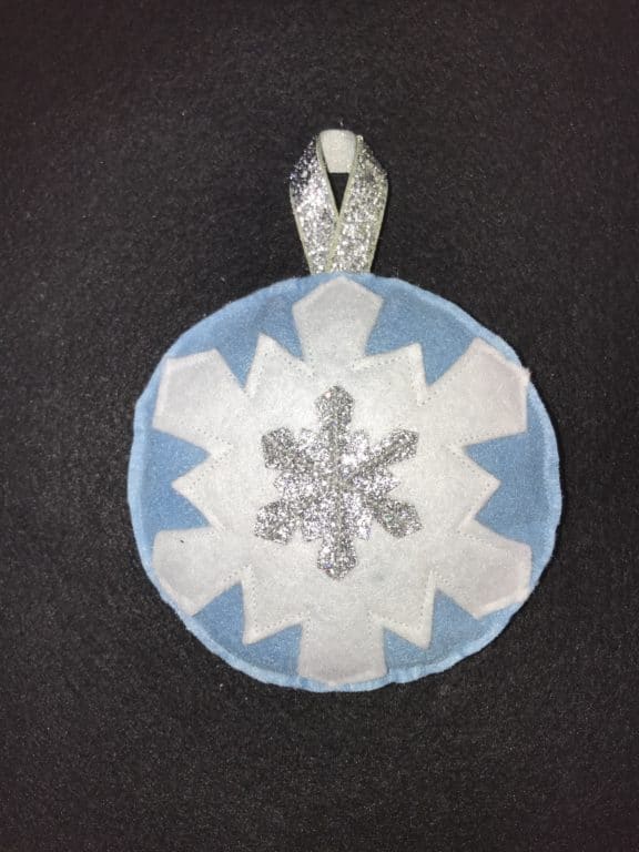 Snowflakes Falling bauble - main product image